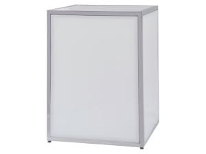 Posh Corner Bar Pedestal, Unlit (CEBR-006) -- Trade Show Rental Furniture